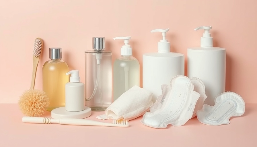 Aesthetic guide to accessible personal hygiene products.