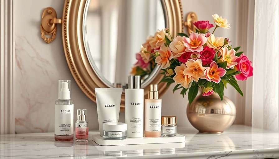 Elegant skincare products for a relaxing skin care routine.