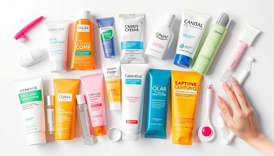 Collage showcasing best hair removal creams and application.
