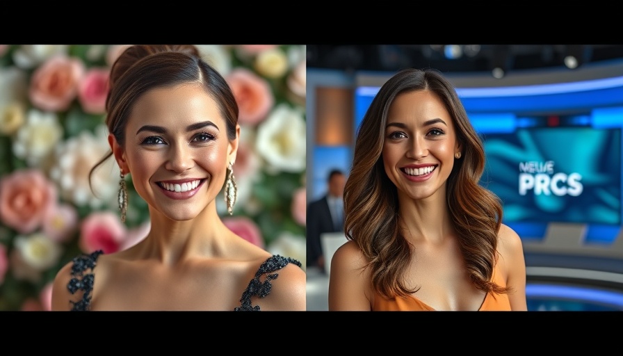 Two smiling women, contrasting settings, Olivia Munn backlash.