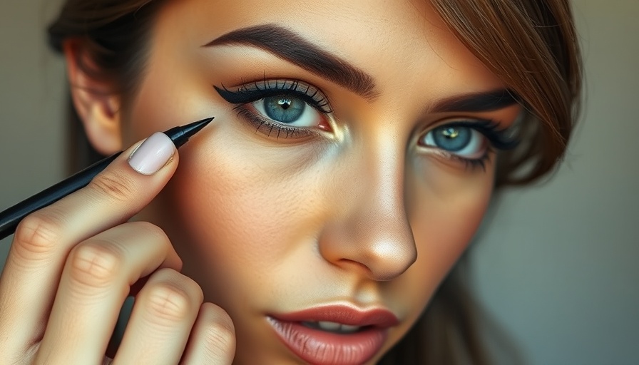Expert eye makeup application for youthful look