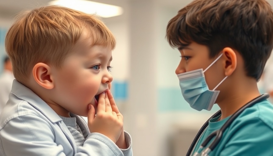 Child receiving medical care to avoid whooping cough, natural remedies focus