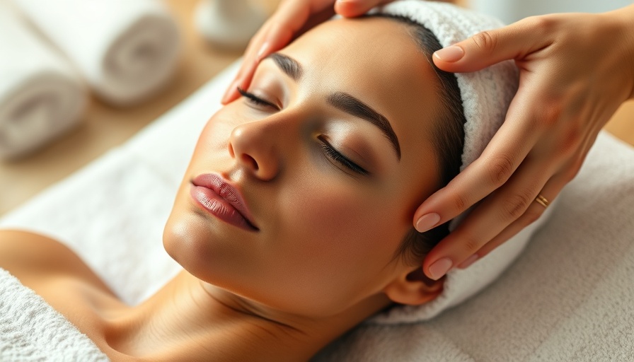 Gemstone Collection Facial Protocol in spa setting, serene massage.