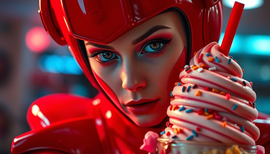 2025 pop girl album inspired by dramatic style and colorful sundae.