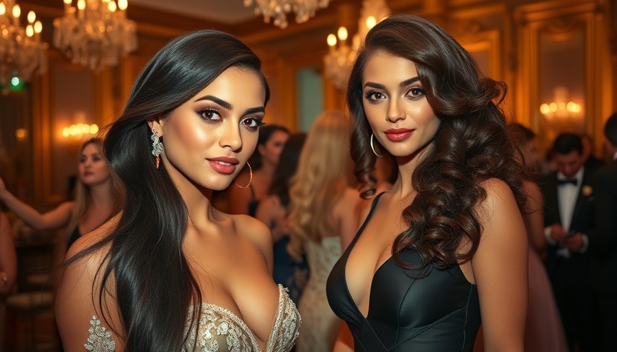 Discussion of illegal cosmetic procedures on two stylish women.