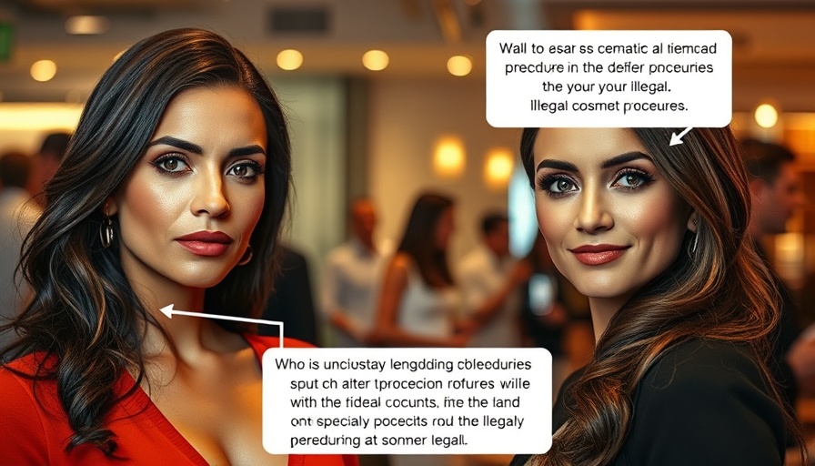 Two women discuss experiences with illegal cosmetic procedures removal.