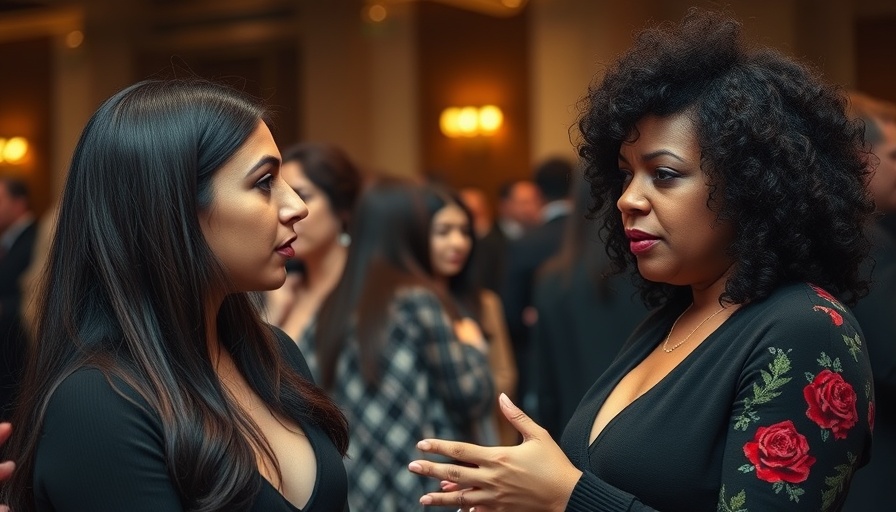Discussion on illegal cosmetic procedures at public event.