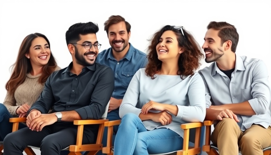 The Summer I Turned Pretty trivia game cast smiling together in chairs.