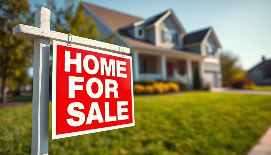 Onondaga County home sale prices increase with bright 'Home For Sale' sign.