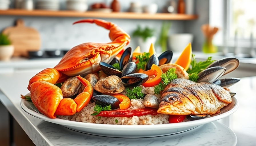 Colorful traditional Peruvian dish in modern kitchen.