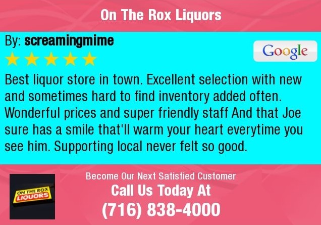 Best liquor store in town On The Rox Liquors