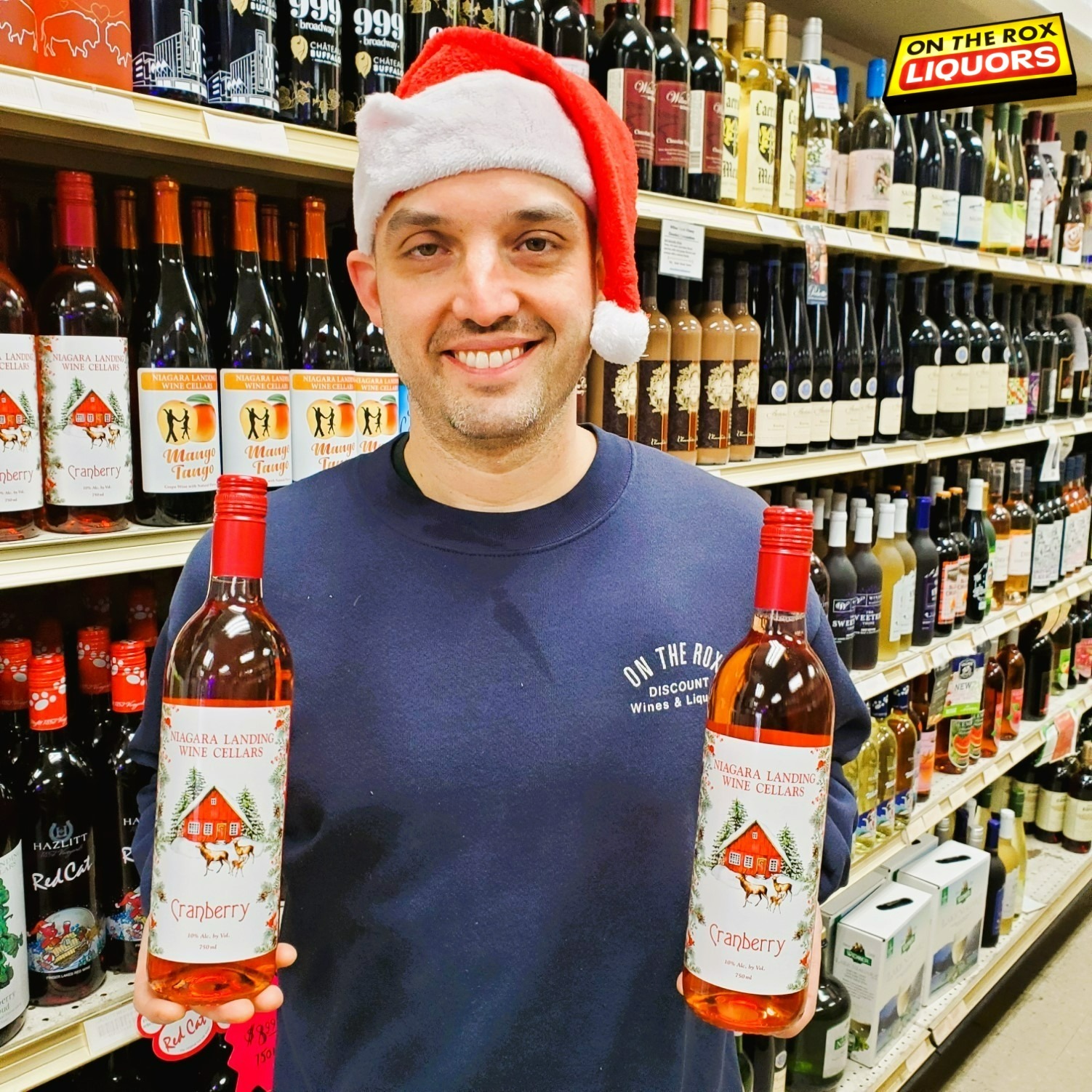 happy holidays at on the rox liquors in buffalo new york