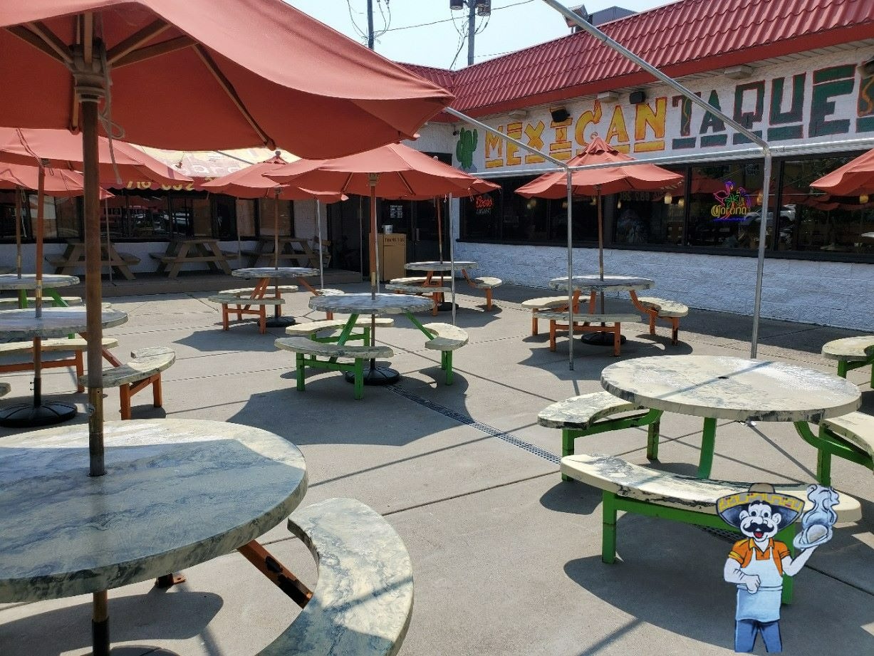 patio at taqueria ranchos la delicias 1516 niagara street buffalo