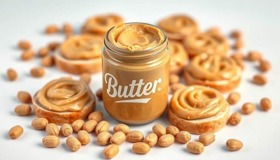 Mambá Spicy and Savory Peanut Butter spread on breads with peanuts.