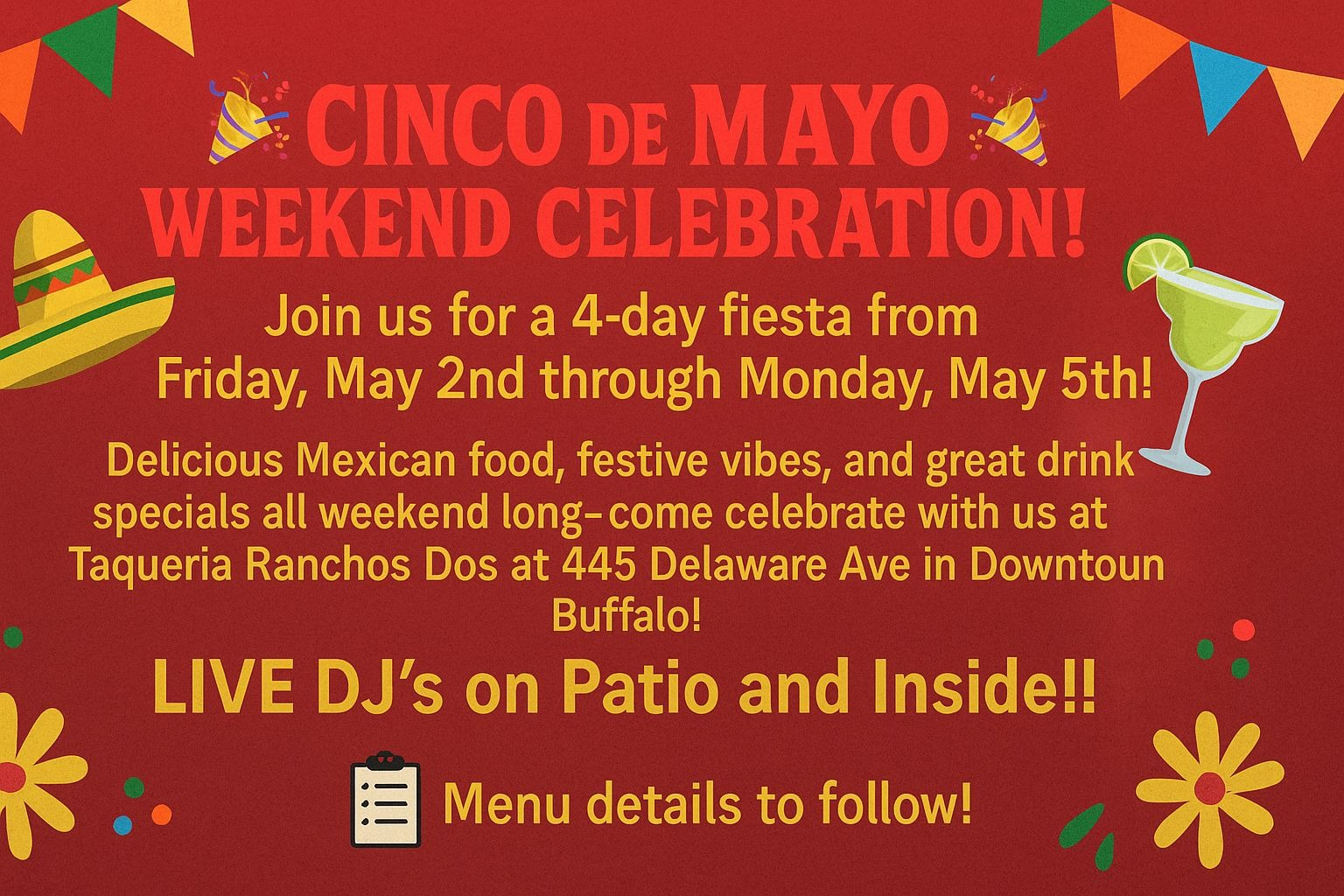Cinco de Mayo at Taqueria Ranchos Dos in Downtown Buffalo