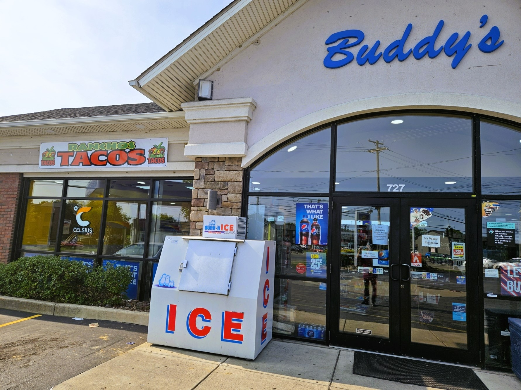 Ranchos Tacos located inside Buddy's Sunoco Gas Station at 727 Maple Road in Amherst, NY