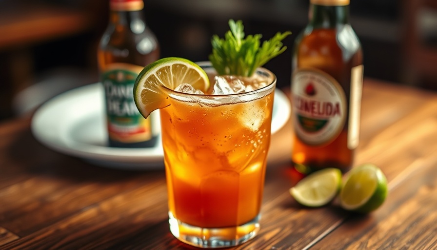 Refreshing michelada cocktail with lime garnish in mason jar, perfect for a michelada recipe.