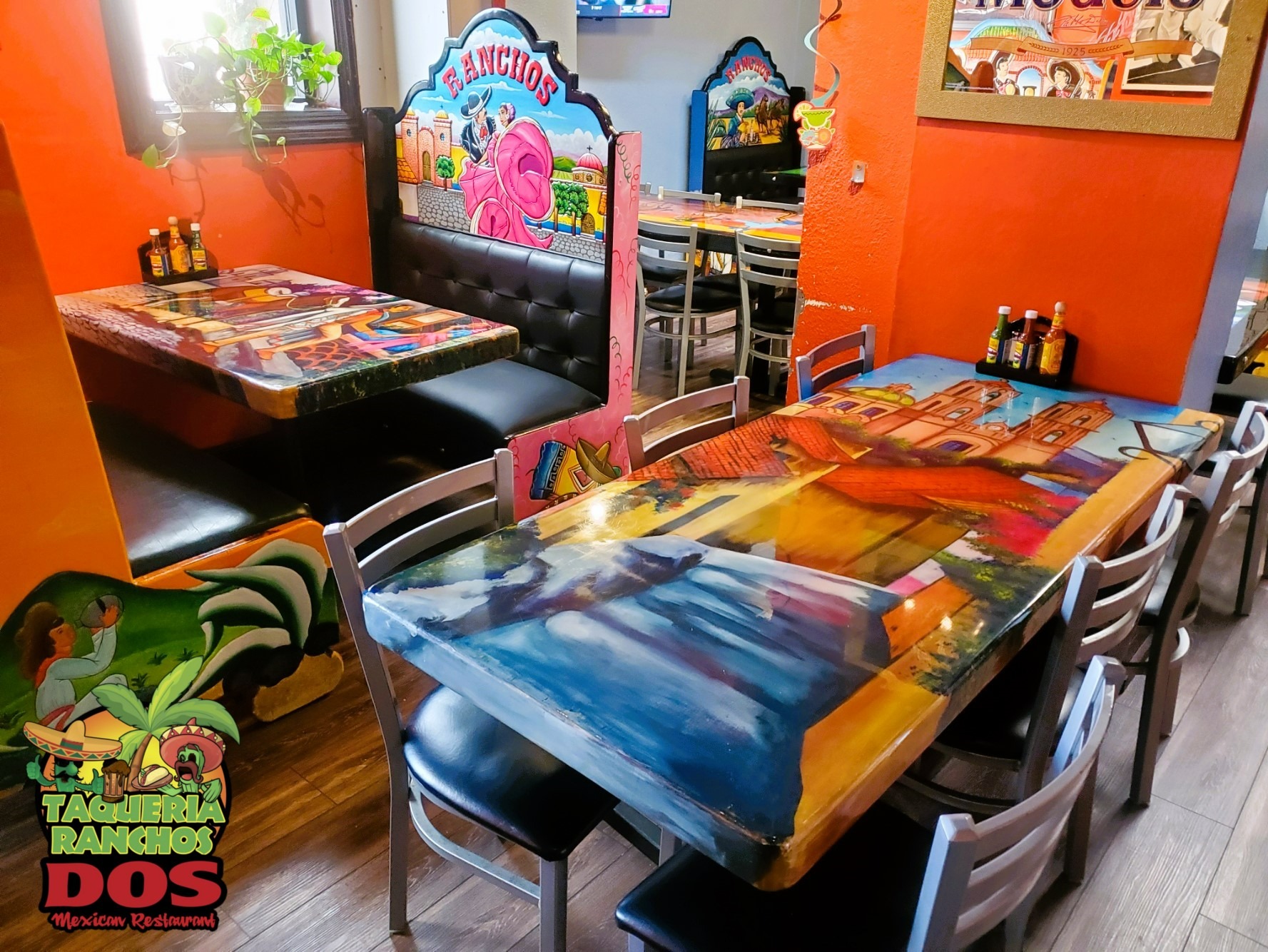 comfortable dining area at Mexican bar and restaurant in downtown Buffalo, NY