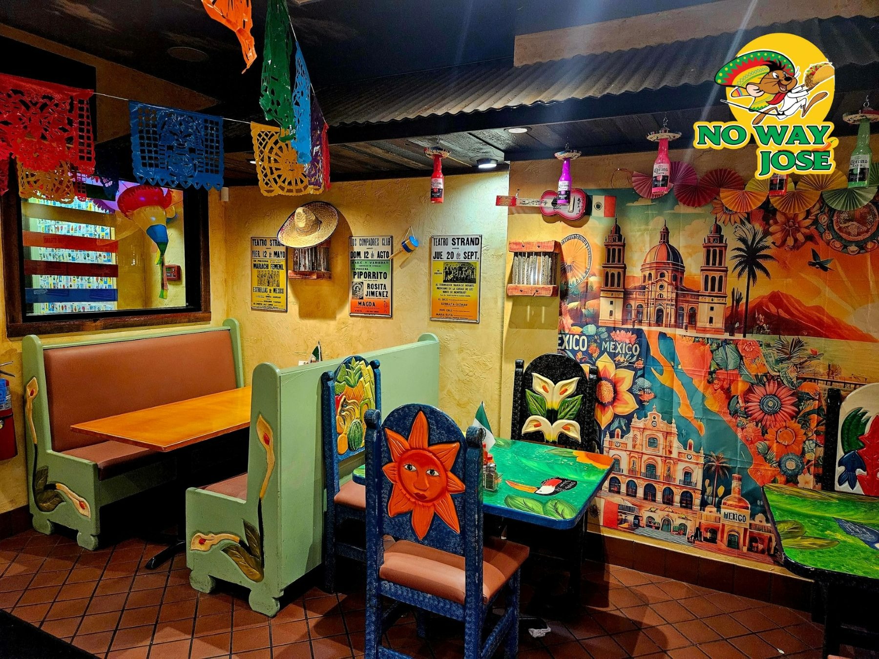 festive dining at No Way Jose in the elmwood village in buffalo new york