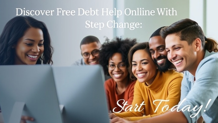 Diverse group seeking debt advice online, embodying support and hope.