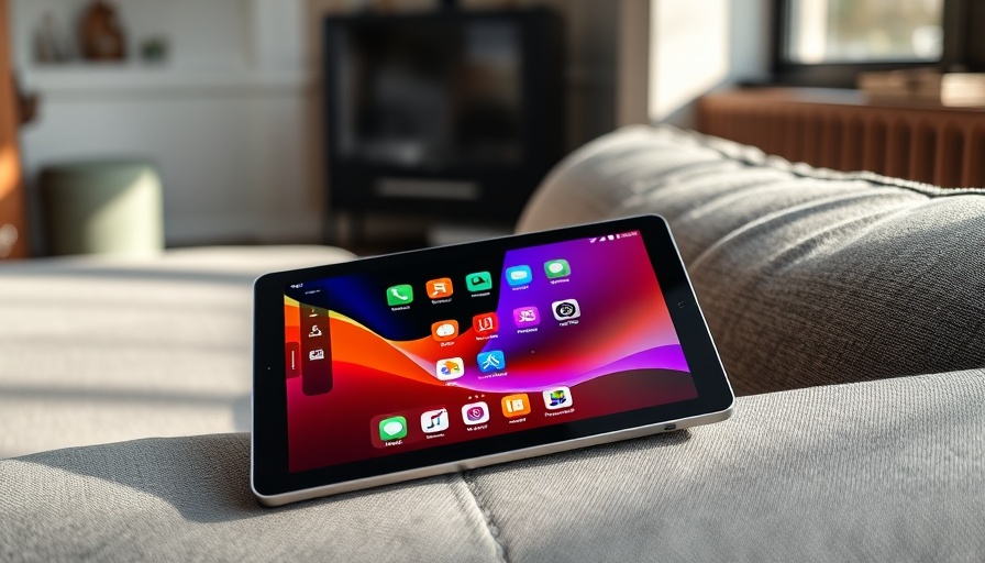 11th-gen iPad on sofa highlighting price drop.