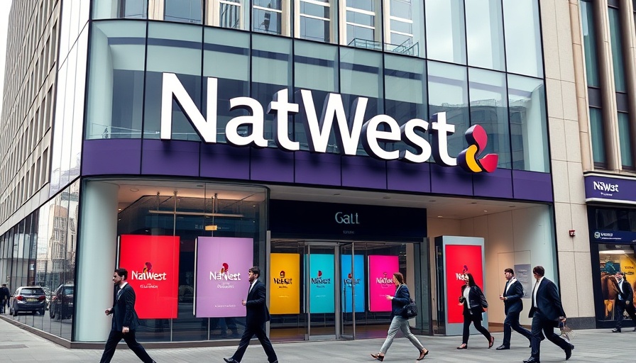 NatWest building with colorful facade and people, highlighting remortgage deals.