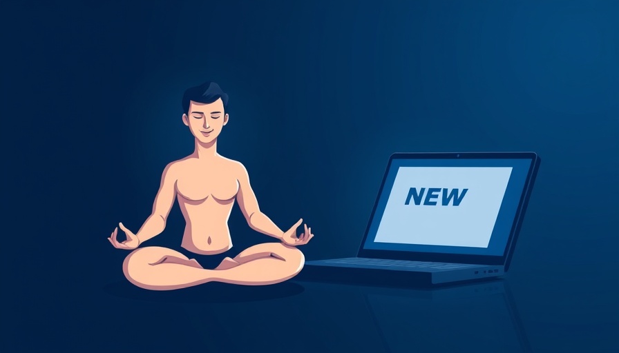 CCleaner 7 features illustrated with a meditating figure and laptop.