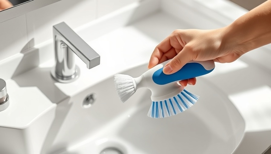 Beldray cleaning tools near modern sink, handheld and detachable design.