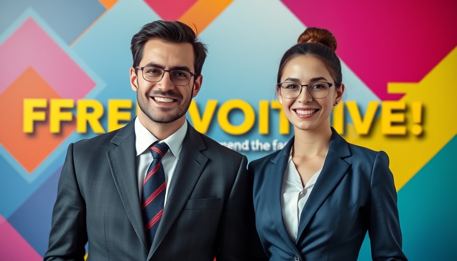 Edinburgh Property Market Insights promotional graphic with two professionals.