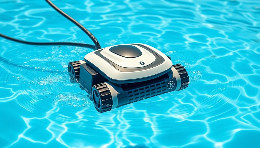 Beatbot AquaSense 2 Ultra pool cleaner in blue pool.