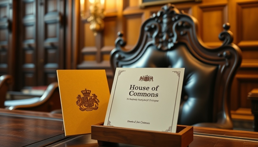 House of Commons stationery illustrating Planning and Infrastructure Bill amendments.