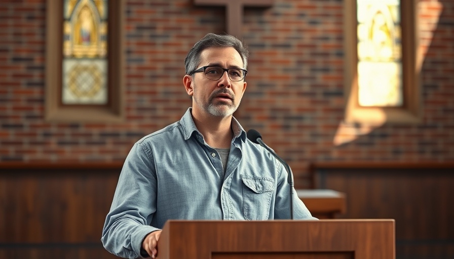 Man discussing 'THREAT' during a church presentation, Jesus' Focus Amidst Threats.