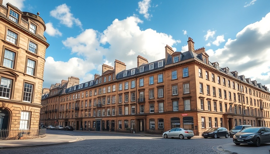 Historic Edinburgh street with investment properties