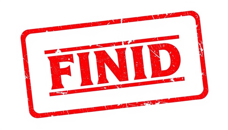 Bold 'FINED' stamp indicating non-compliance, client money protection.