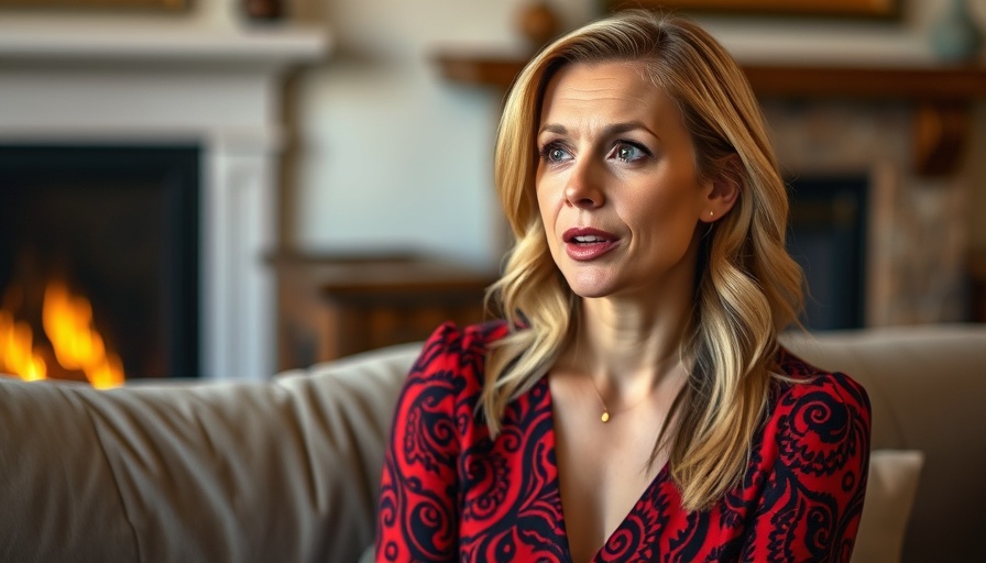 Woman speaking passionately on podcast about always speaking to neighbors.