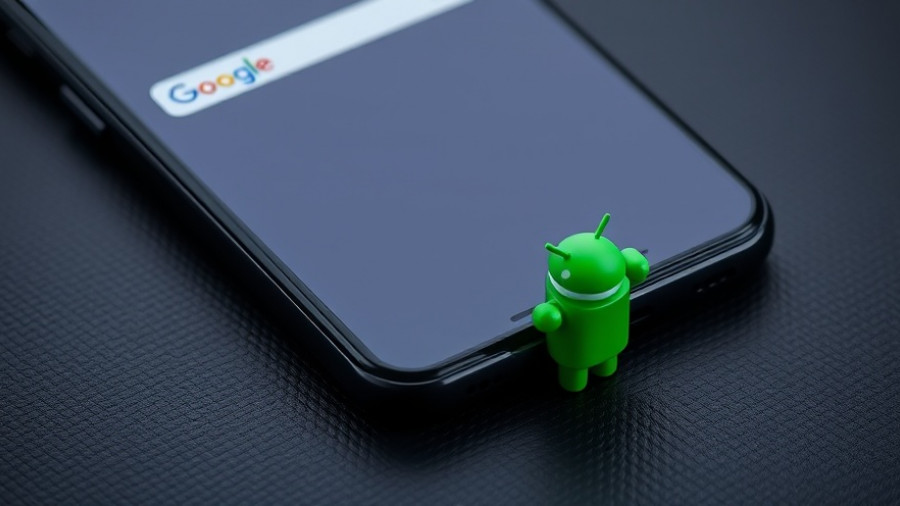 Smartphone and Android figurine, best free VPN for Android