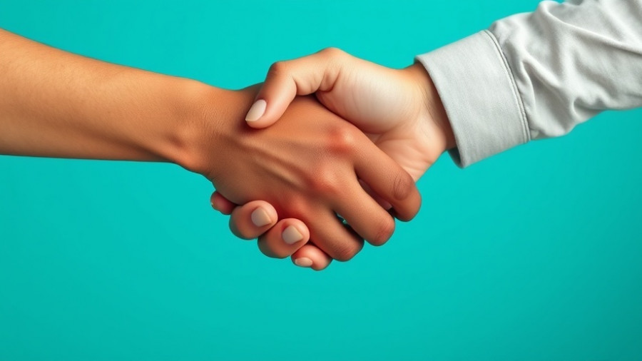 Handshake symbolizing investing in teenage startups, diverse hands.