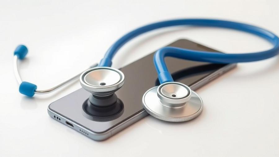 Modern stethoscope and smartphone representing AI medical search engine OpenEvidence.