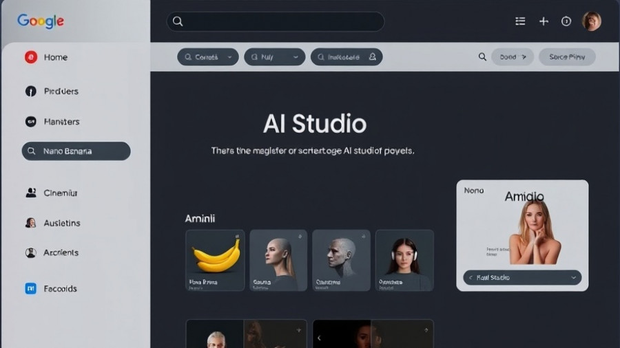 Minimalist Google AI Studio interface with coding vibe