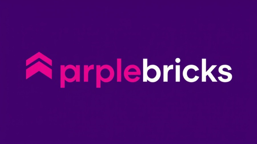 Purplebricks Fee-Free Estate Agent Model logo on purple background