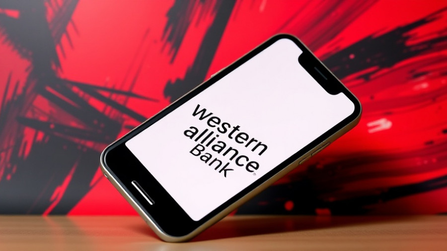 Western Alliance loan fraud response on smartphone screen.