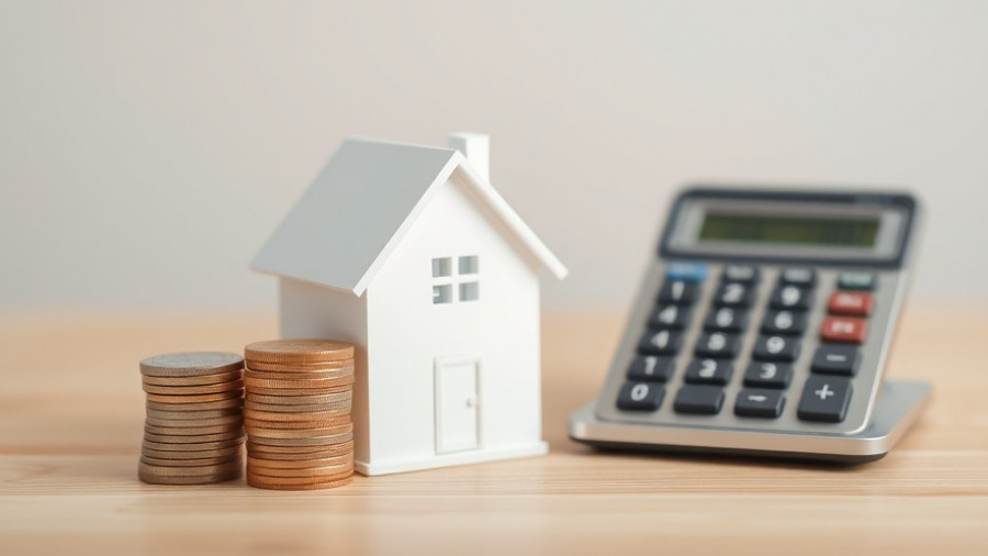 Withdrawing a property listing concept with house model and coins