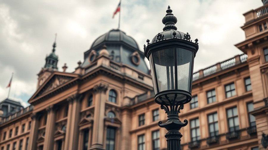 Renter’s Rights Bill related image of British landmark and street lamp.