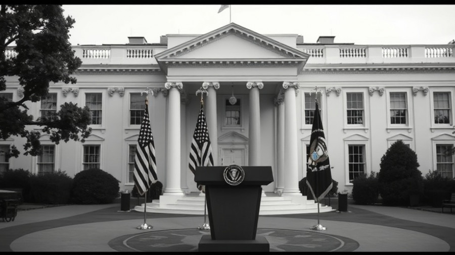 U.S. Government Shutdown White House press briefing setup.