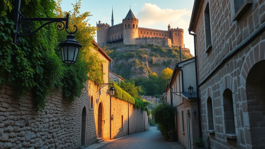 View of Edinburgh Castle from a historic street, Scottish rental market Q3 2025.