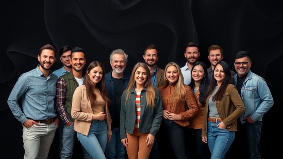 Group demonstrating ultralight engineered wood's strength on a platform.