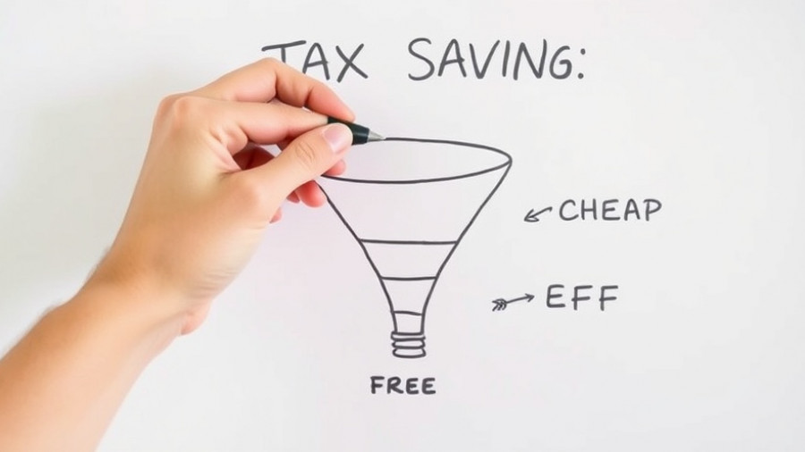 Diagram illustrating a framework to cut small business tax bill