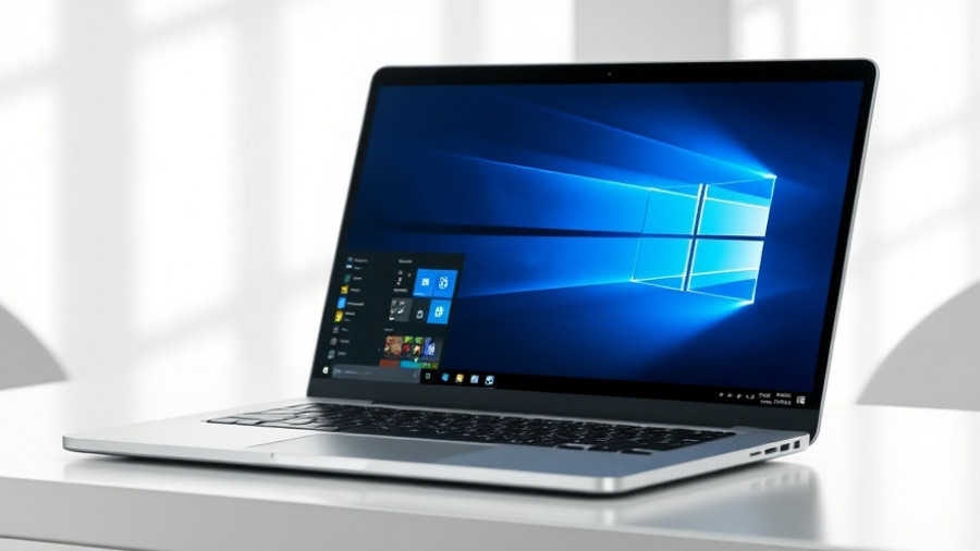 Sleek laptop with Windows 11 for Microsoft Office and Windows 11 Pro deal.