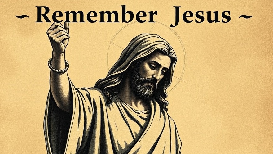 Remember Jesus, reflecting 2 Timothy 2:8–10 for Christian living and spiritual growth.