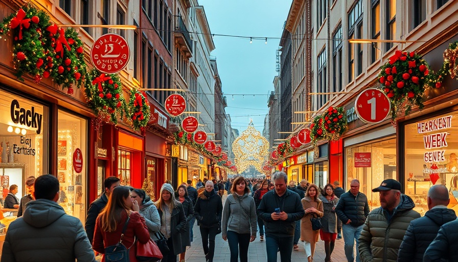 Dumfries festive hours with holiday lights and crowds.